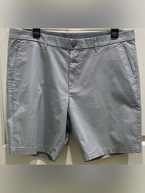 English Laundry Men’s Grey Textured SZ 38 Casual Travel Summer Golf Shorts